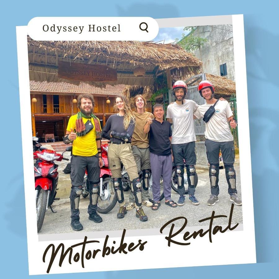 Odyssey Hostel, Tours & Motorbikes Rental Ha Giang Exterior foto